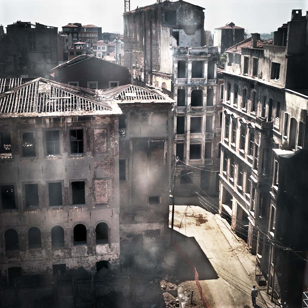 Dans le chantier de Tarlabasi 360, juillet 2015